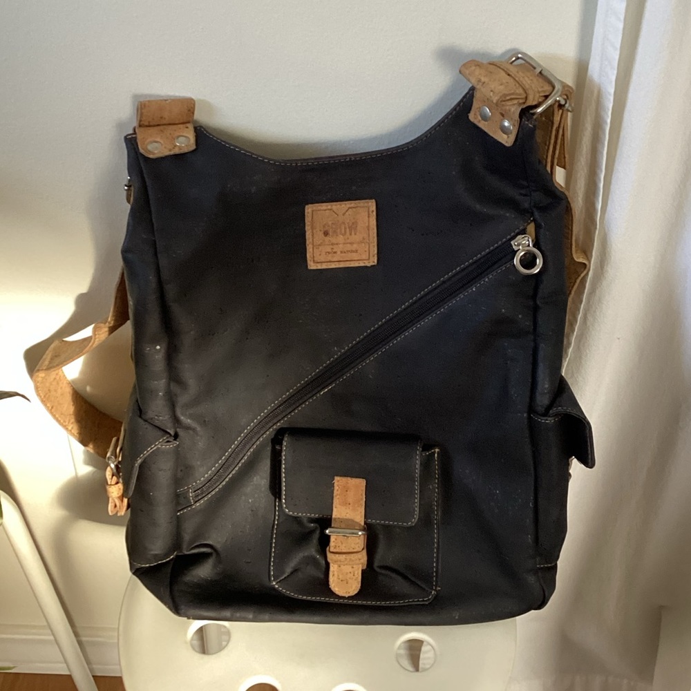 Grow from nature cork backpack